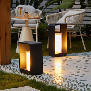 Venkovní Černá Moderní Zahradní Stojací Lampa | Dekorativní Solární LED Design