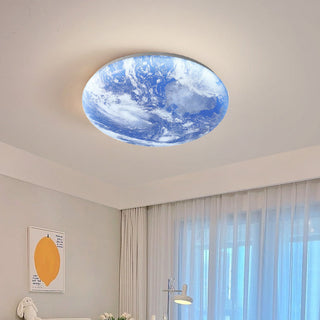 Vnitřní Stropní Svítidlo | Kulatý LED Měsícem Design