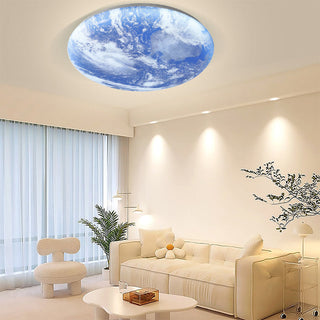 Vnitřní Stropní Svítidlo | Kulatý LED Měsícem Design