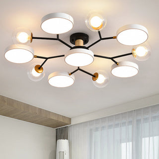 Vnitřní moderní stropní lampa | Větvový LED design G9