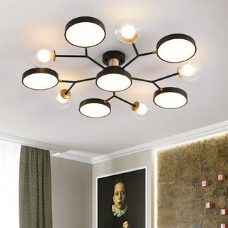Vnitřní moderní stropní lampa | Větvový LED design G9