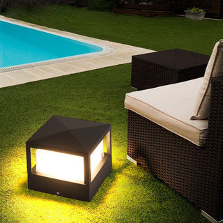 Venkovní Černá LED Zahradní Svítidlo | Moderní Dekorativní Design