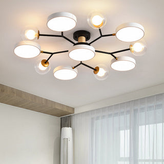 Vnitřní moderní stropní lampa | Větvový LED design G9