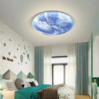 Vnitřní Stropní Svítidlo | Kulatý LED Měsícem Design