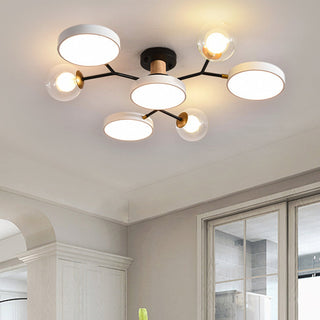 Vnitřní moderní stropní lampa | Větvový LED design G9