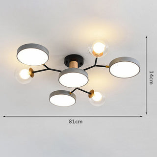 Vnitřní moderní stropní lampa | Větvový LED design G9