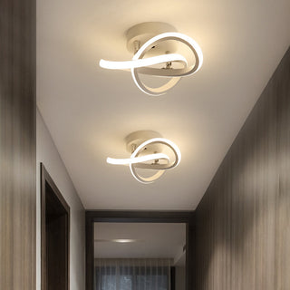 Vnitřní Stropní Svítidlo | LED Zakřivený Kovový Rám