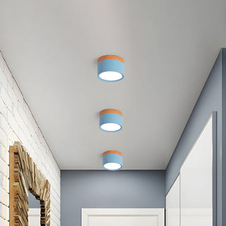 Vnitřní Stropní Svítidlo | Malý Přisazený Válcový LED Design