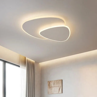 Vnitřní LED Stropní Svítidlo | Moderní Bílá Geometrický Design