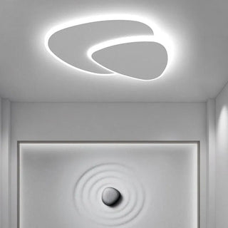 Vnitřní LED Stropní Svítidlo | Moderní Bílá Geometrický Design