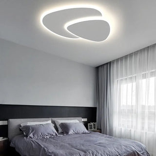 Vnitřní LED Stropní Svítidlo | Moderní Bílá Geometrický Design
