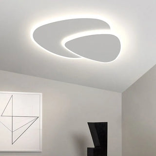 Vnitřní LED Stropní Svítidlo | Moderní Bílá Geometrický Design