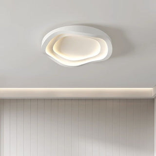 Vnitřní Moderní Stropní Lampa | Bílá Zaoblený Minimalistický Styl