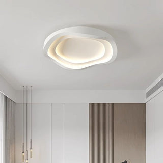 Vnitřní Moderní Stropní Lampa | Bílá Zaoblený Minimalistický Styl