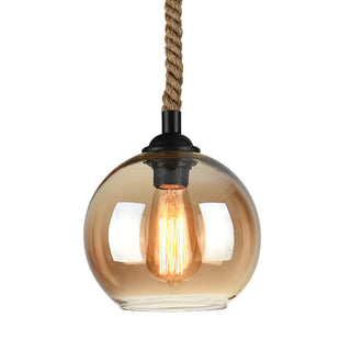 Vnitřní Dekorativní Závěsná Lampa | Retro Design s Lanem