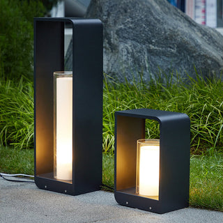 Venkovní Černá Moderní Zahradní Stojací Lampa | Dekorativní Solární LED Design