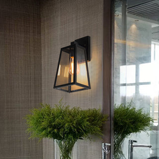 Venkovní Nástěnné Svítidlo | Moderní Lucernový LED Design E27