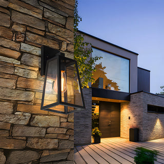 Venkovní Nástěnné Svítidlo | Moderní Lucernový LED Design E27