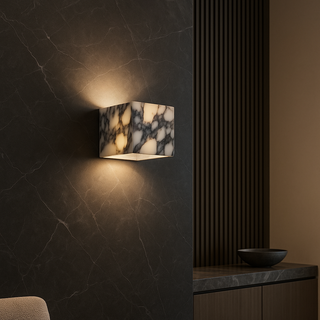 Vnitřní Nástěnné Svítidlo z Mramoru | Moderní Minimalistický led Design