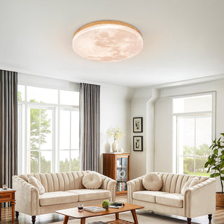 Vnitřní Stropní Svítidlo | Kulatý LED Měsícem Design