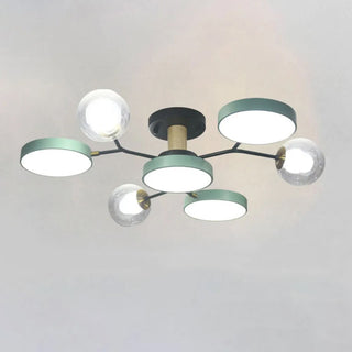 Vnitřní moderní stropní lampa | Větvový LED design G9
