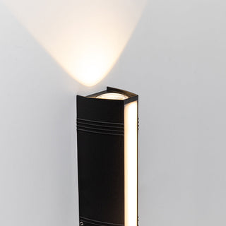 Venkovní Nástěnné Svítidlo | LED Up & Down Černá Lampa