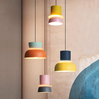 Vnitřní moderní závěsná lampa | Vícevrstvý stínidlový design E27