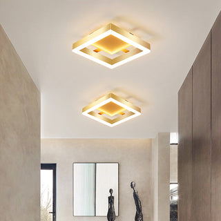 Vnitřní moderní stropní lampa | Geometrický LED design
