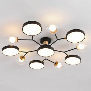 Vnitřní moderní stropní lampa | Větvový LED design G9