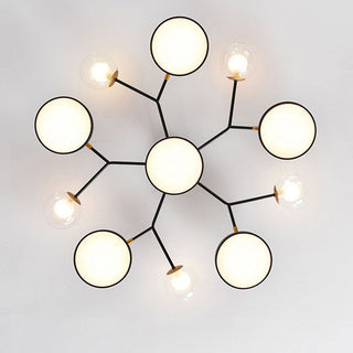 Vnitřní moderní stropní lampa | Větvový LED design G9