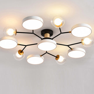 Vnitřní moderní stropní lampa | Větvový LED design G9