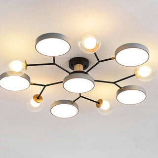 Vnitřní moderní stropní lampa | Větvový LED design G9