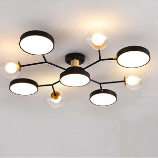 Vnitřní moderní stropní lampa | Větvový LED design G9