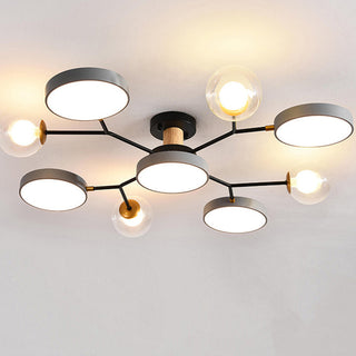 Vnitřní moderní stropní lampa | Větvový LED design G9