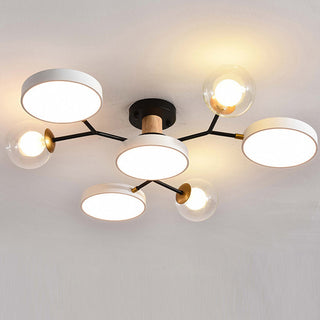 Vnitřní moderní stropní lampa | Větvový LED design G9