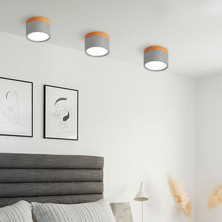 Vnitřní Stropní Svítidlo | Malý Přisazený Válcový LED Design