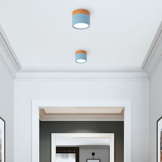 Vnitřní Stropní Svítidlo | Malý Přisazený Válcový LED Design