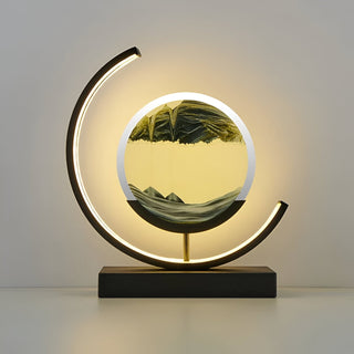 Vnitřní Moderní Stolní Lampa | Dekorativní LED Design s Pískovým Uměním