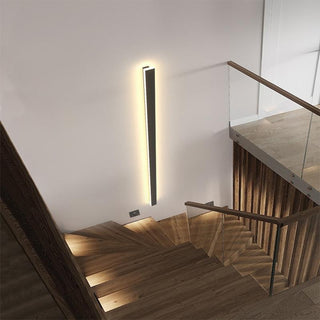 Venkovní Nástěnné Světlo | Moderní Černá LED Lineární Fasádní Osvětlení
