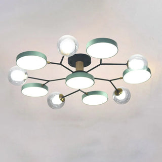 Vnitřní moderní stropní lampa | Větvový LED design G9