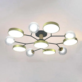 Vnitřní moderní stropní lampa | Větvový LED design G9