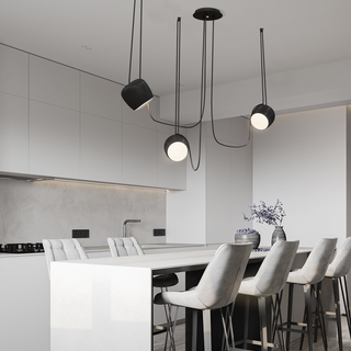 Vnitřní Moderní Závěsný Lustr | Nastavitelný a Ztlumitelný