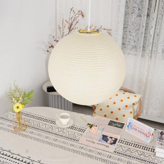 Moderní LED Závěsné Svítidlo | Papírový Kulatý Tvar