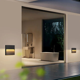 Venkovní Moderní Nástěnné Svítidlo | Kulatý LED Černá Design