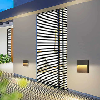Venkovní Moderní Nástěnné Svítidlo | Kulatý LED Černá Design