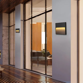 Venkovní Moderní Nástěnné Svítidlo | Kulatý LED Černá Design
