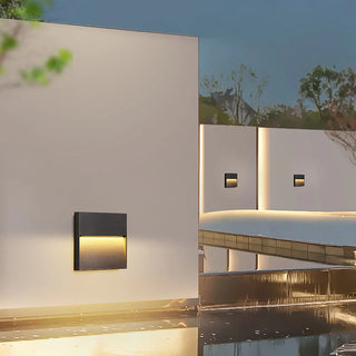 Venkovní Moderní Nástěnné Svítidlo | Kulatý LED Černá Design