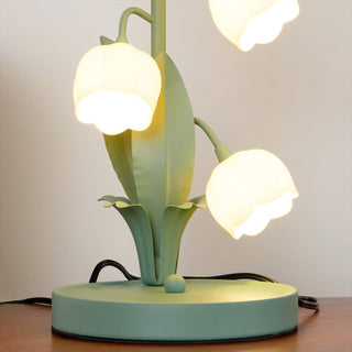 Vnitřní Dekorativní Stolní Lampa | Zelená Design Zvonkové Orchideje