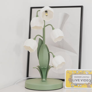 Vnitřní Dekorativní Stolní Lampa | Zelená Design Zvonkové Orchideje