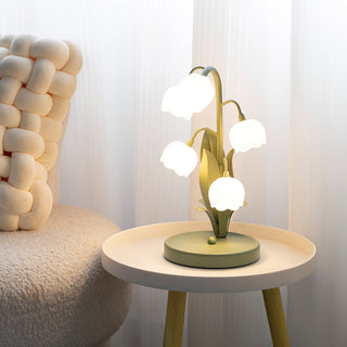 Vnitřní dekorativní stolní lampa | Design zvonkové orchideje